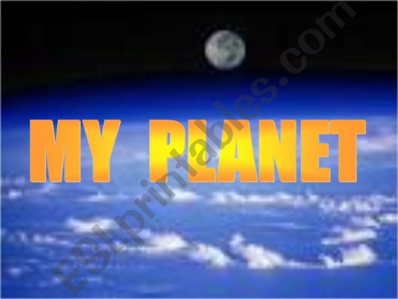 My planet powerpoint