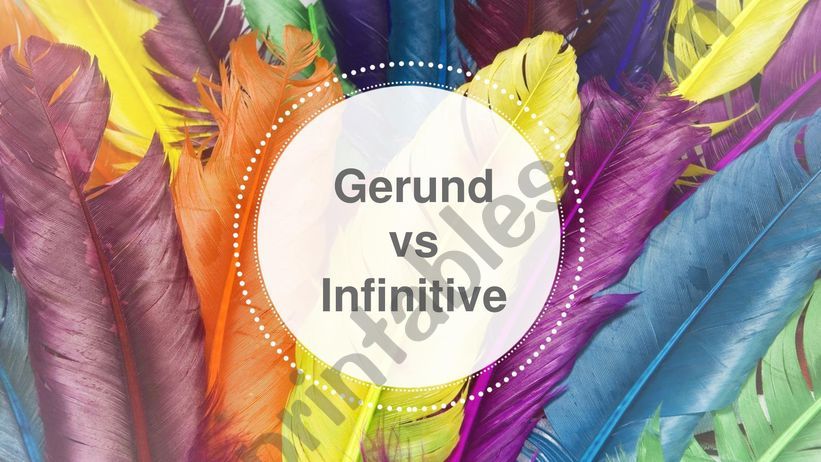 Gerund vs Infinitive Exercises