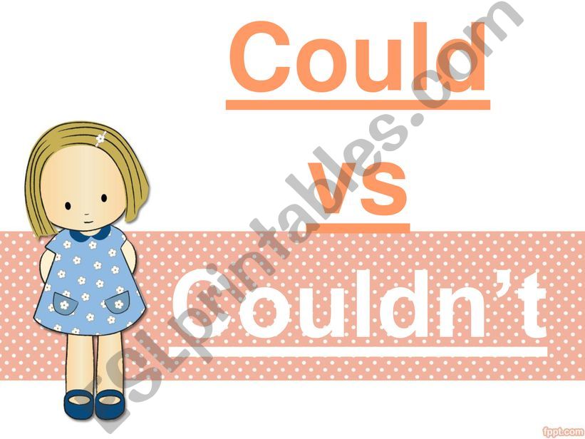 could vs couldn�t powerpoint
