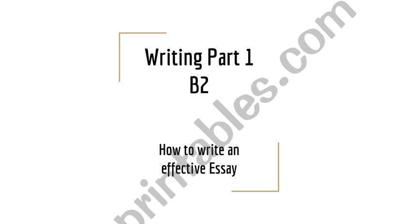 Writing an effective essay (Upper-intermediate learners) (Working on Coherence and Cohesion) B2+
