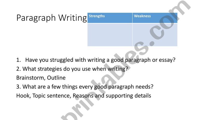 Framed Paragraph powerpoint