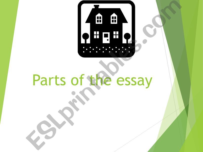 Parts of an Essay powerpoint