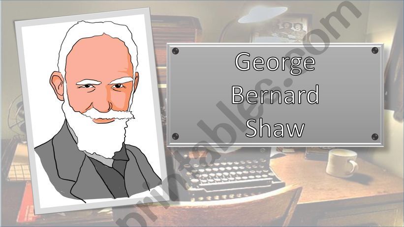 Bernard Shaw�s biography powerpoint