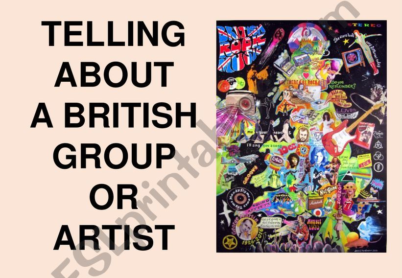 Telling about a British group or artist