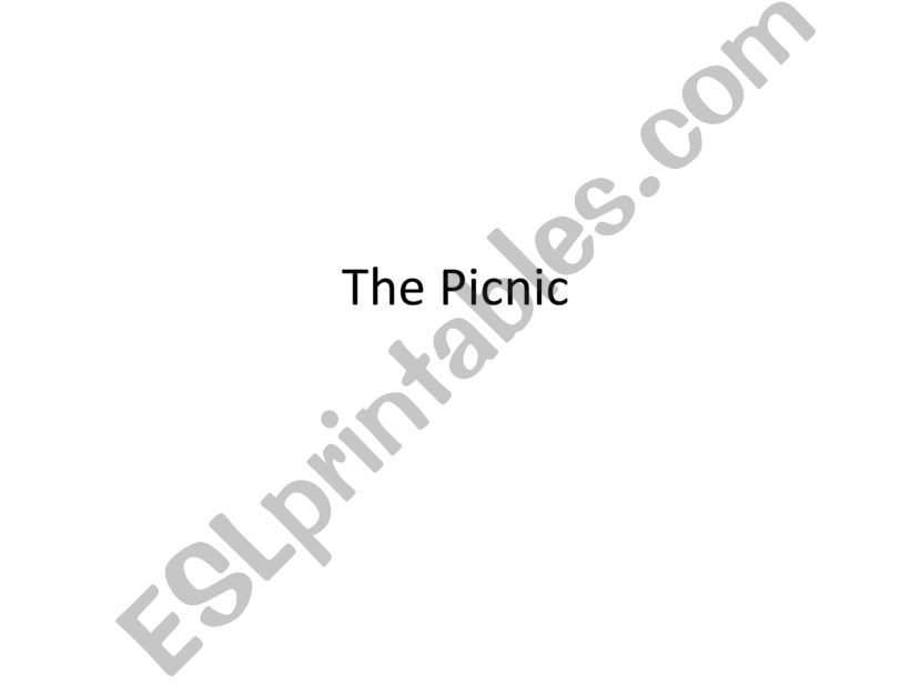 The Picnic! powerpoint