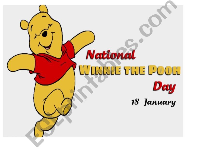 Winnie the Pooh International day