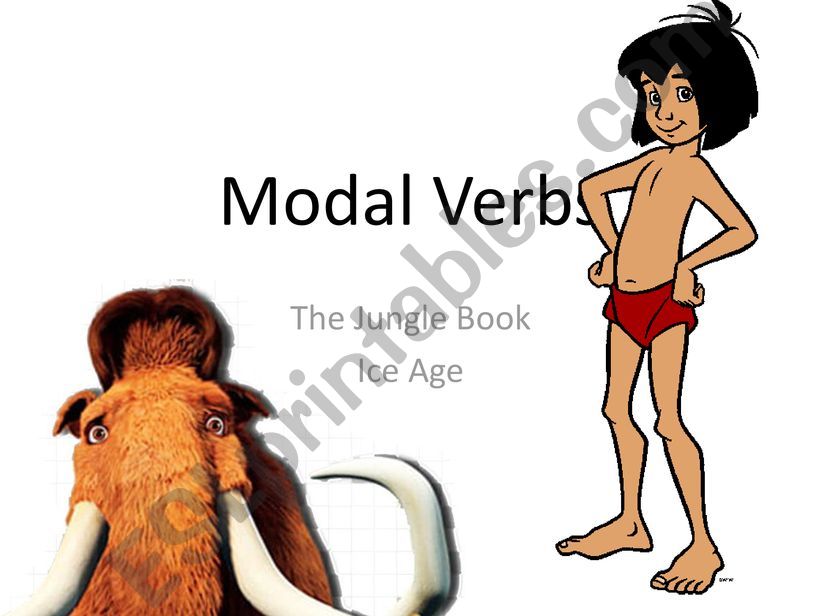 MODAL VERBS WITH THE JUNGLE BOOK