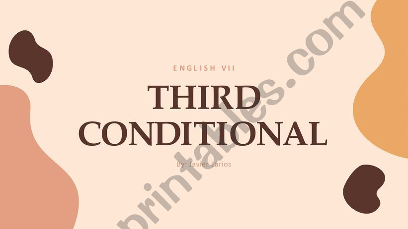 Third Conditional powerpoint