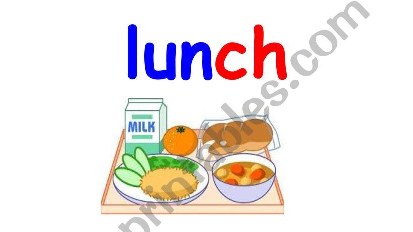 Phonics CH words powerpoint