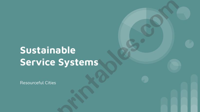 Sustainable cities powerpoint