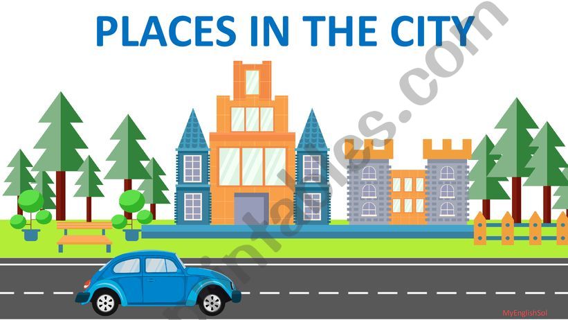Places in the City powerpoint