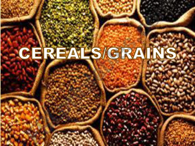 Cereals powerpoint