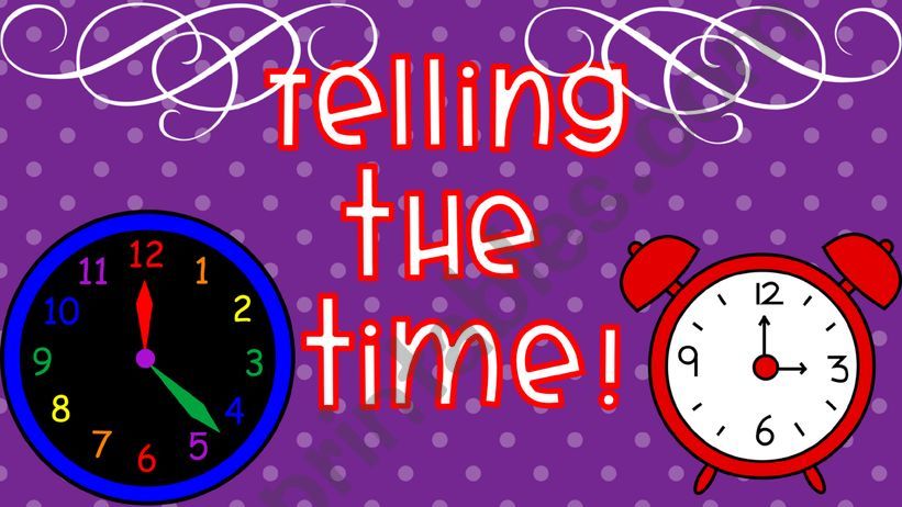 ★★★ TELLING THE TIME ★★★
