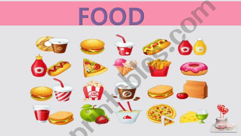 Food Vocabulary powerpoint
