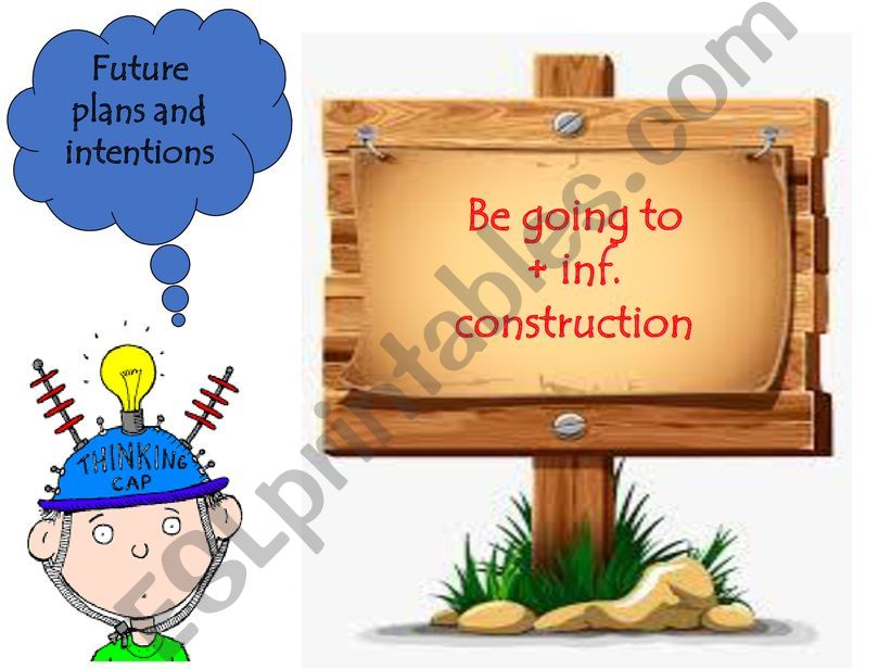 Be going to + inf. construction