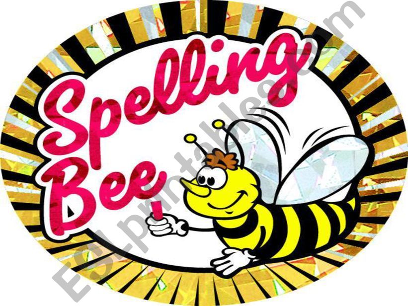 Spelling Bee -Part 1- powerpoint