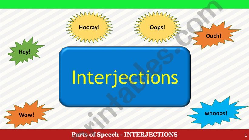 Interjections powerpoint