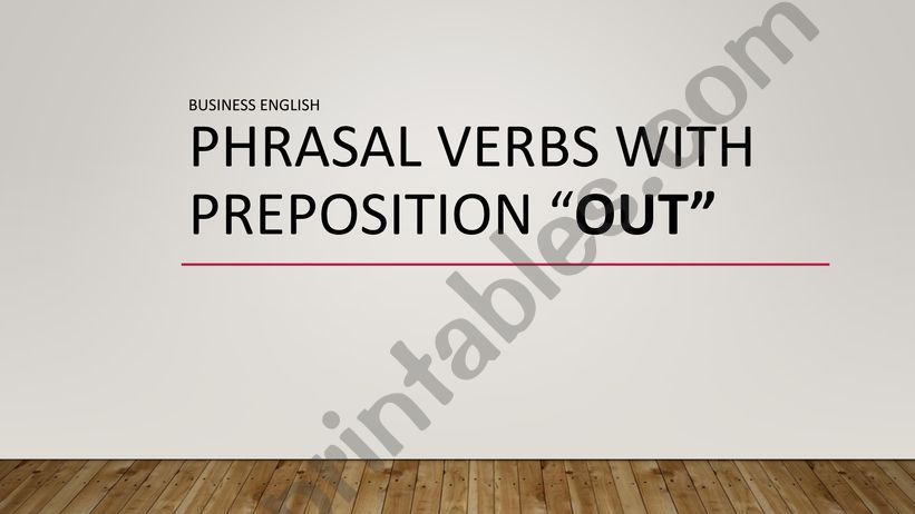 Phrasal vedrbs with 