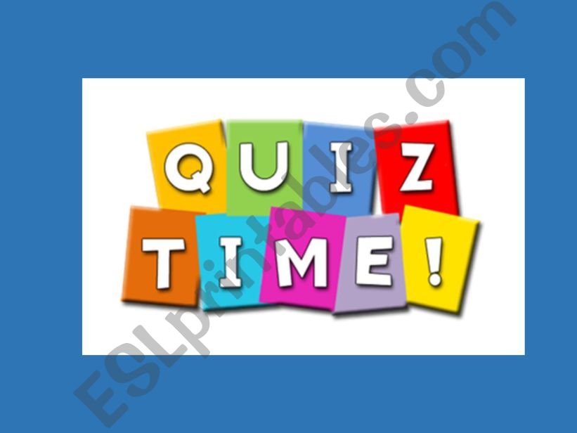 ESL English PowerPoints Quiz Degrees Of Comparison