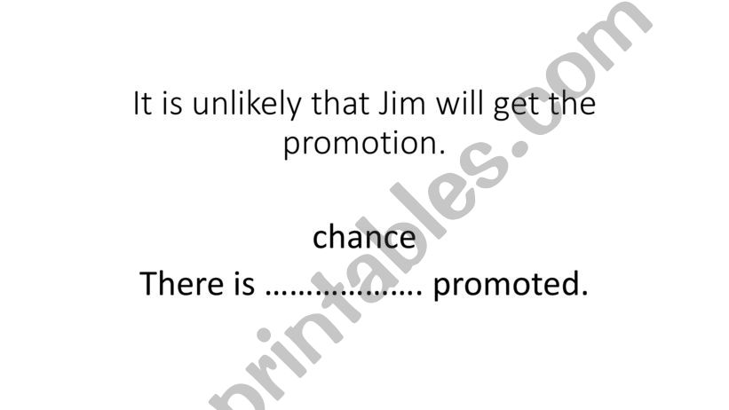 Sentence Transformation powerpoint