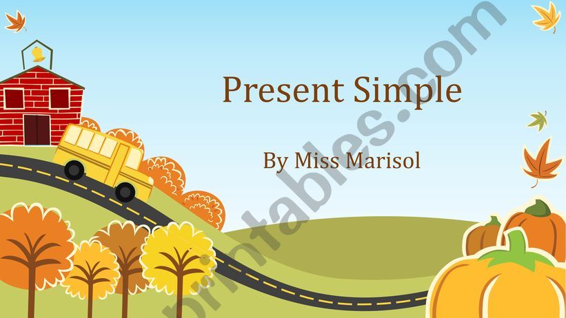 PRESENT SIMPLE powerpoint