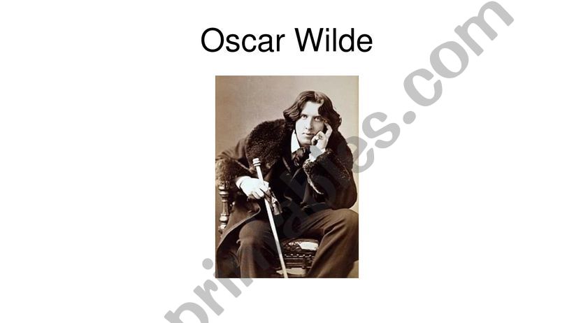 Oscar Wilde simple biography powerpoint