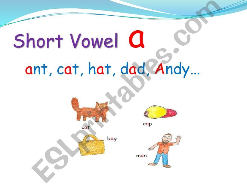 Long Vowel A words powerpoint