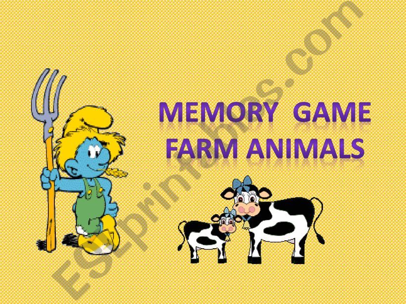 FARM ANIMALS powerpoint