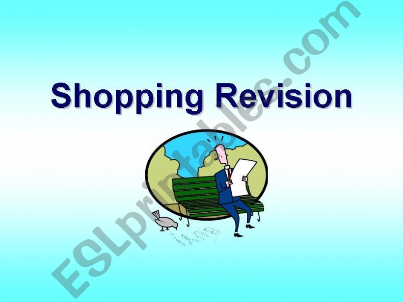 Shopping Recap powerpoint