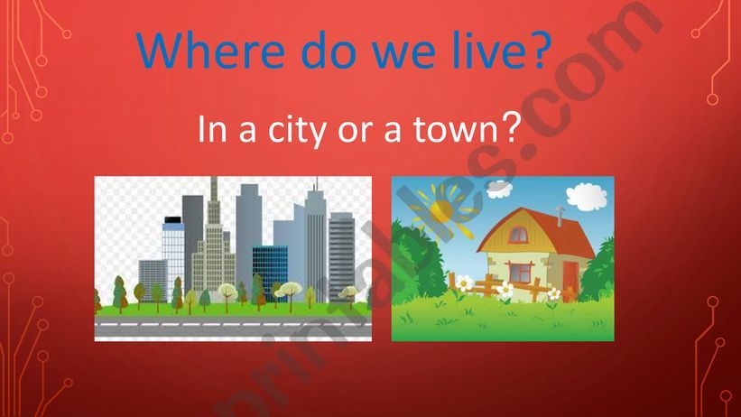 where do you live? powerpoint