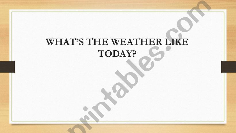 weather  powerpoint