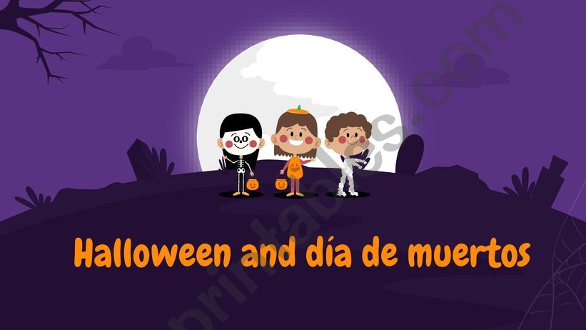 Halloween and dia de muertos powerpoint