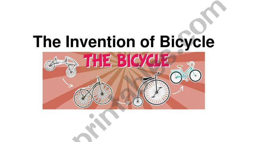 History of bicycle powerpoint
