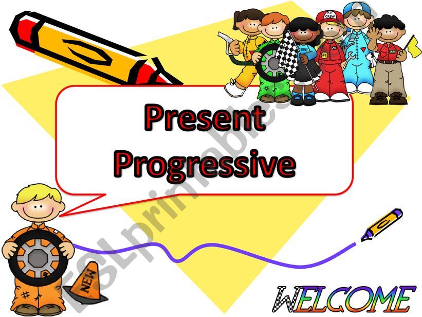 Present Progressive powerpoint