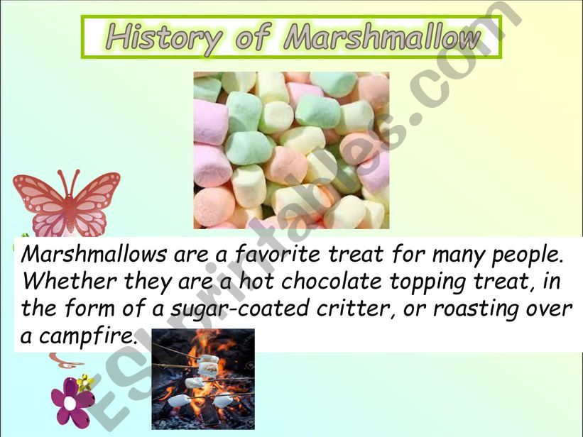 The History of Marshmallows powerpoint