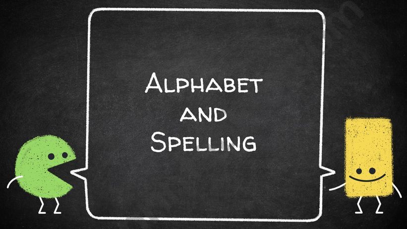 Alphabet and Numbers powerpoint