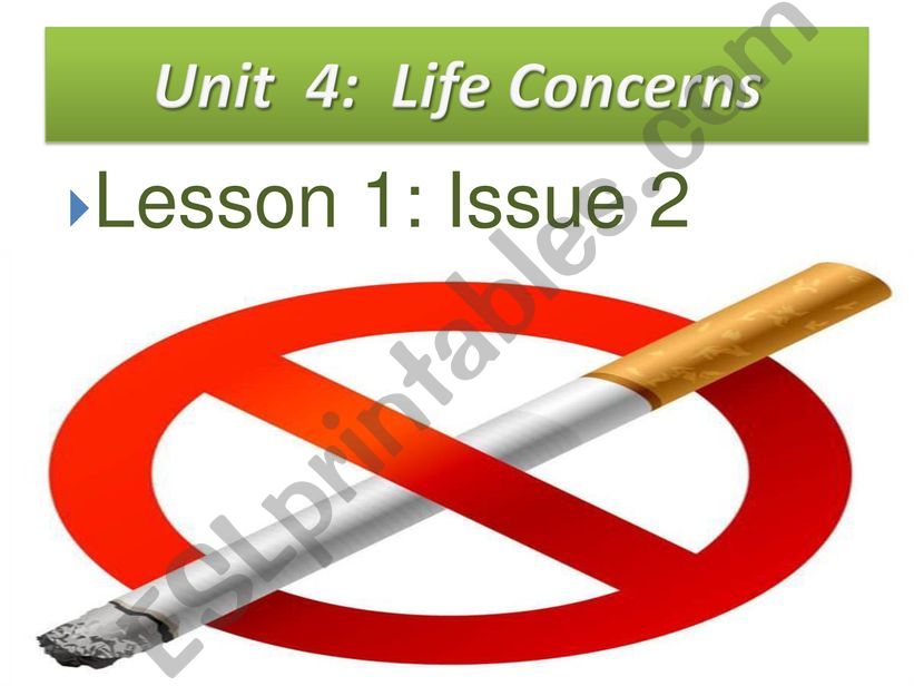 Unit 4 lesson 1 part 2 quit somking