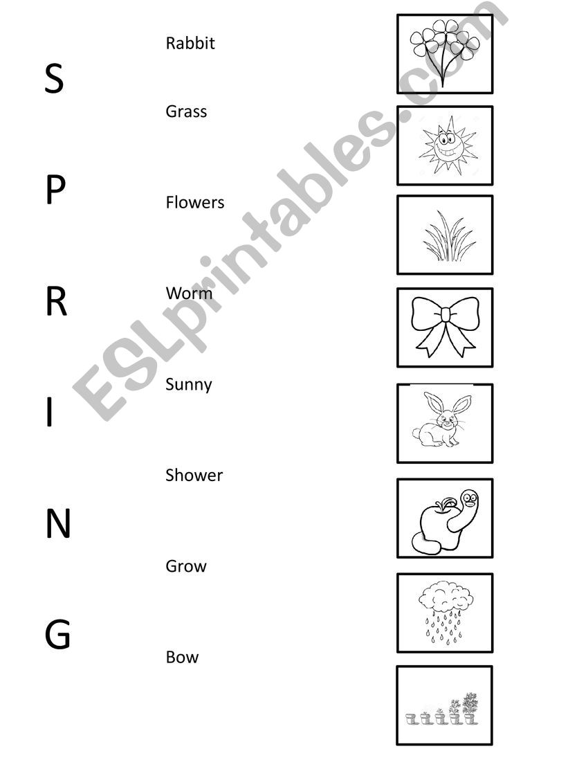 ESL English PowerPoints Spring