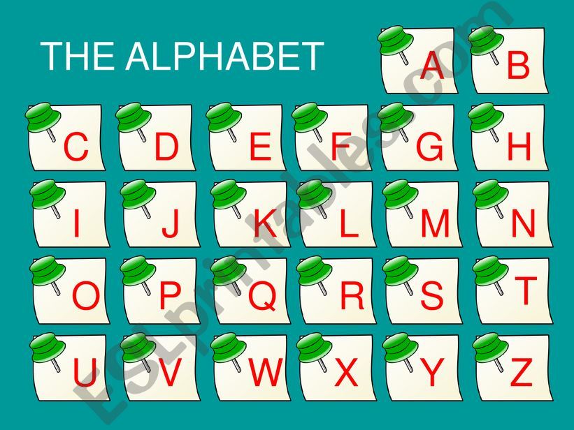 Alphabet guessing name powerpoint