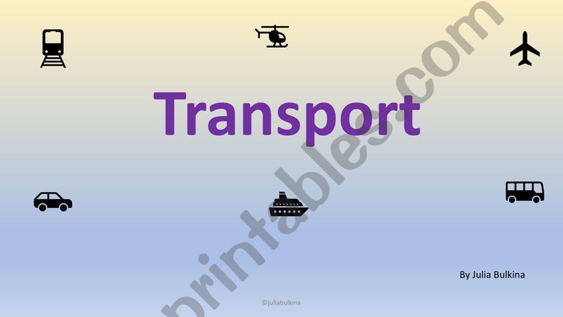 transport powerpoint
