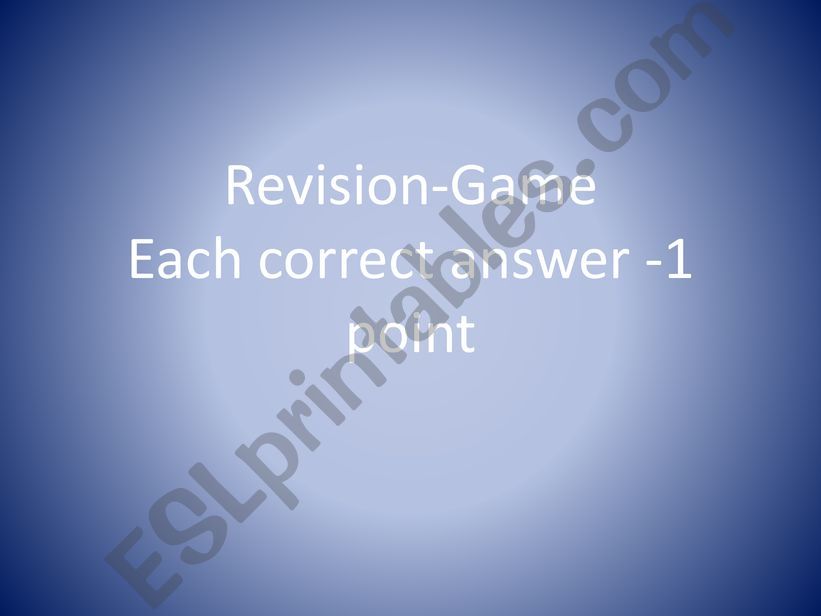 Revision-elementary powerpoint