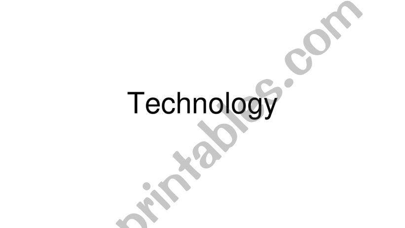 Technology - Gadgets of 21st Century