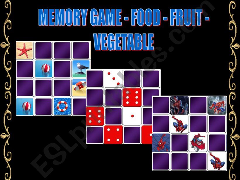 MEMORY GAME powerpoint