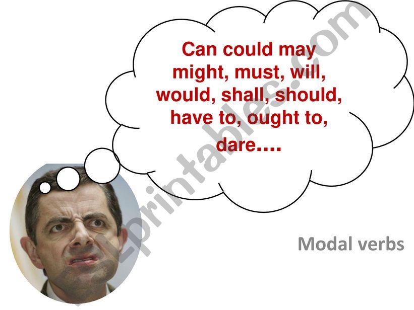 MODAL VERBS  powerpoint