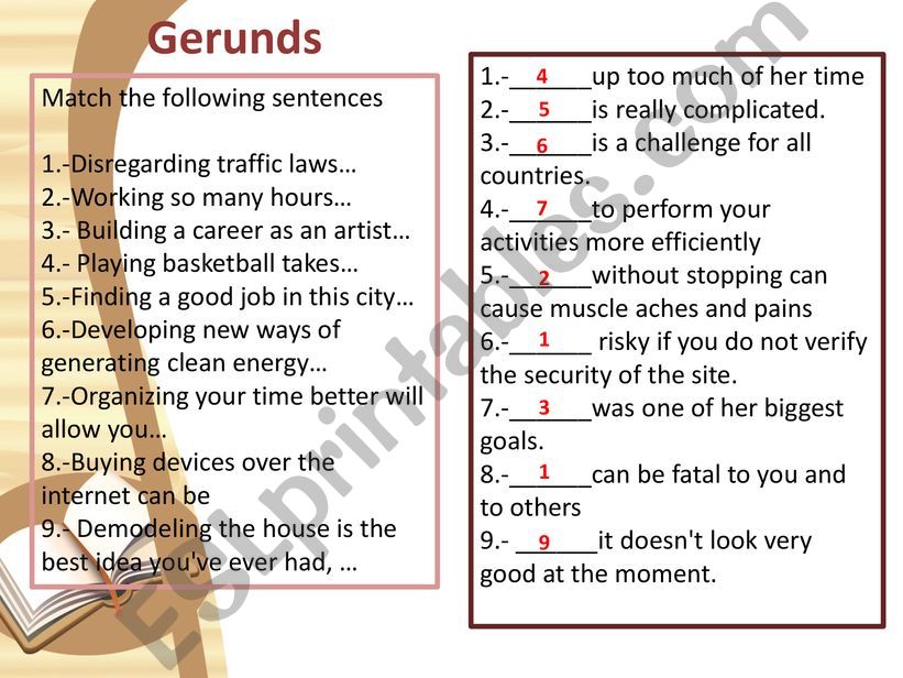 Gerund powerpoint