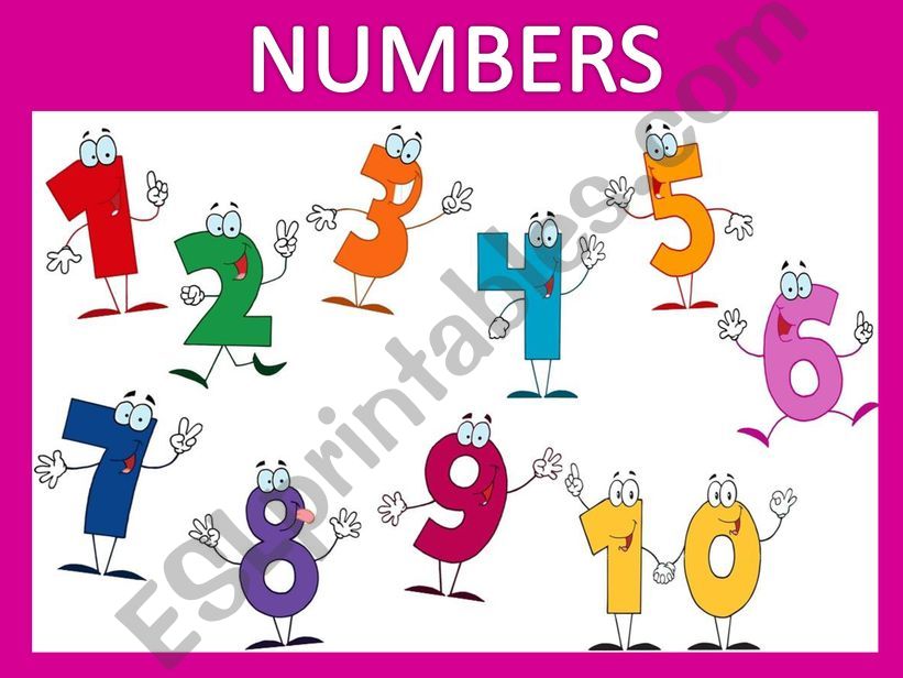 Numbers Memory Game powerpoint