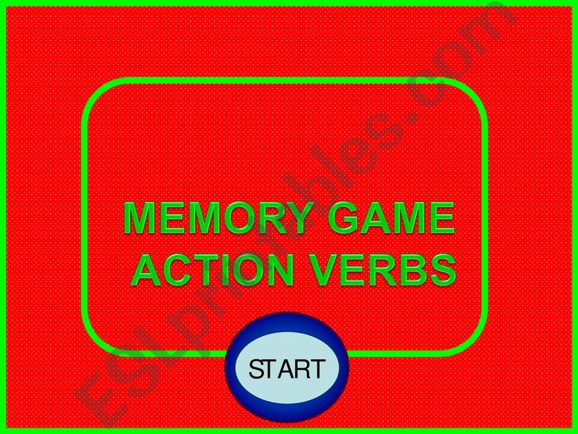ACTION VERBS powerpoint