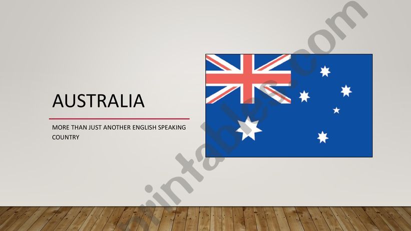 Quick and fun introduction to Australia