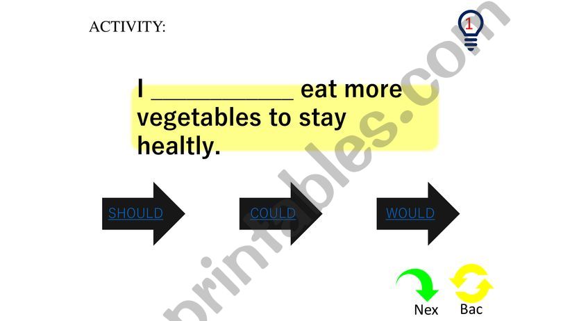 Modal Verbs Exercise 1  powerpoint