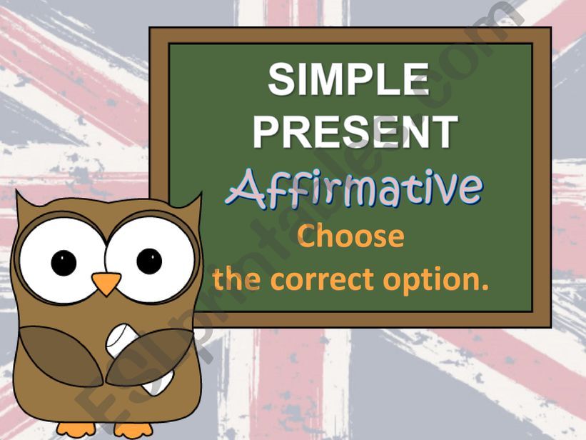 Simple Present Affirmative Activity